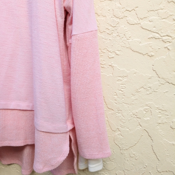 Long Light Weight Sweater Pale Pink Piper & Taylor XL Long Sleeve Scoop Neck - Picture 8 of 12